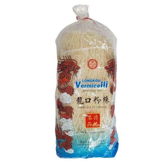Соєва скляна локшина (фунчоза) Longkou 1 кг - Pomodoro Brand
